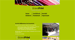 Desktop Screenshot of gravoprint.de