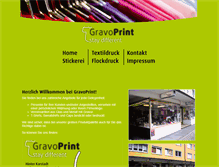 Tablet Screenshot of gravoprint.de